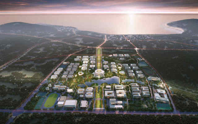 华体会·官方版网站登录入口揭阳校区整体规划图。